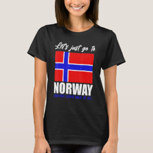 Scandinavia   Norwegian Flag Nordic Country Norway T-Shirt