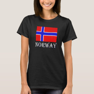 Scandinavia Norwegian Flag Nordic Country Norway  T-Shirt