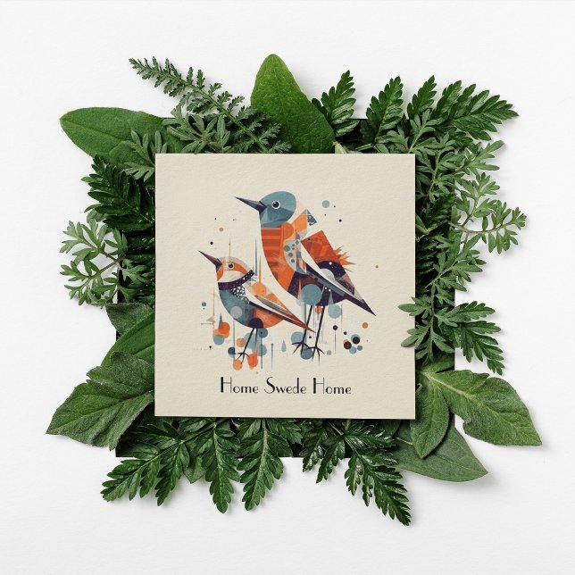 Scandinavian Abstract Birds, customizable (Creator Uploaded)