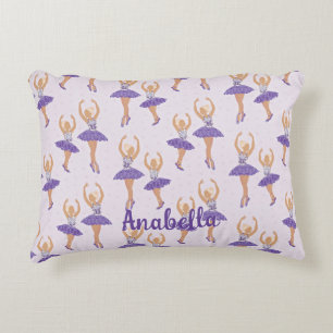 Scandinavian Ballet Ballerina Custom Accent Pillow
