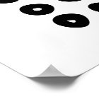 Scandinavian Black White Abstract Circle Rows Art