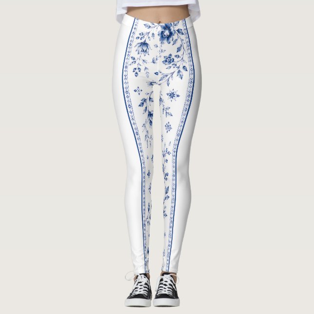 Scandinavian Botanical inspired Legging (Front)