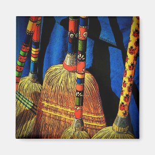 Scandinavian Brooms Magnet