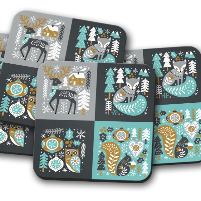 Scandinavian Christmas | Christmas Coaster Set (Creator Uploaded)
