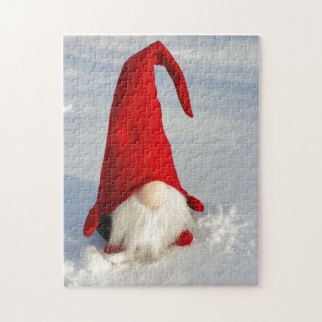 Scandinavian Christmas Gnome Jigsaw Puzzle (Vertical)