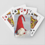 Scandinavian Christmas Gnome Playing Cards<br><div class="desc">otherwise known as a Tomte Nissa</div>