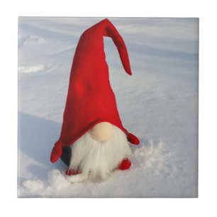 Scandinavian Christmas Gnome Tile