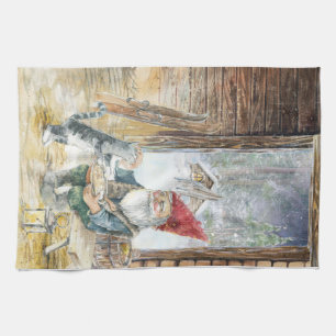 Scandinavian Christmas Kitchen Towel