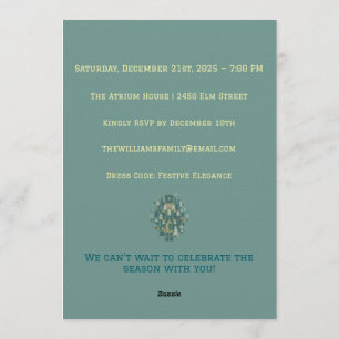 Scandinavian Christmas Nutcracker Invitation