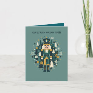 Scandinavian Christmas Nutcracker Invitation