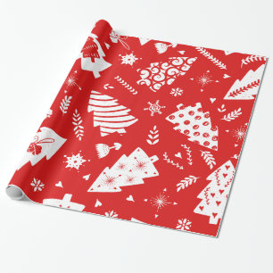 Scandinavian Christmas pattern Wrapping Paper
