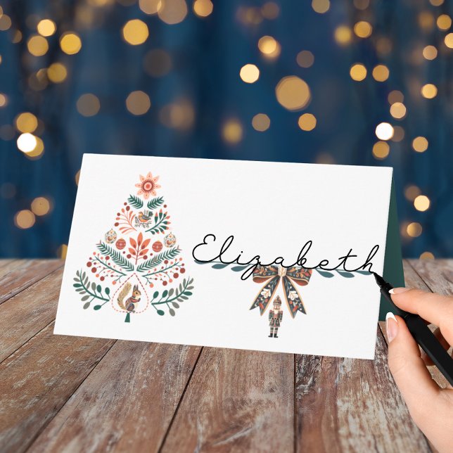 Scandinavian Christmas Place Card (Creator Uploaded)