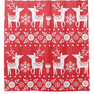 Scandinavian Christmas: Snowflakes & Deer