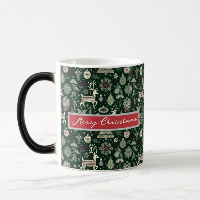 Scandinavian Christmas Time Magic Mug (Left)