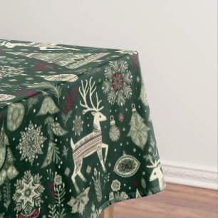 Scandinavian Christmas Time Tablecloth