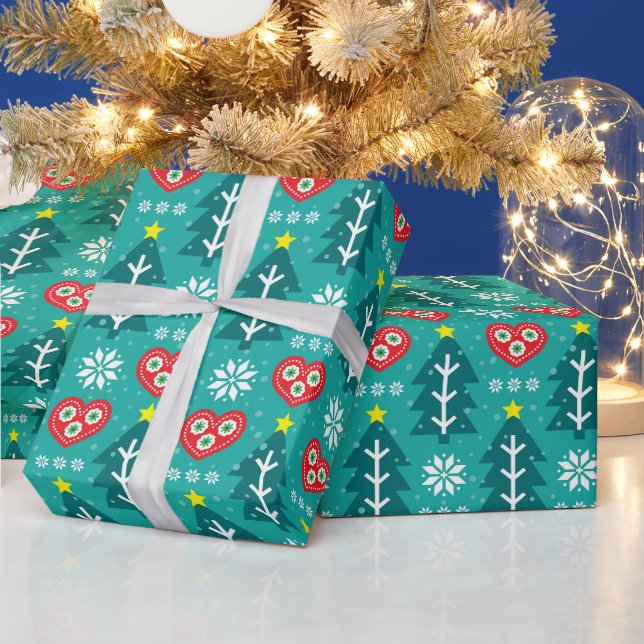 Scandinavian Christmas  Wrapping Paper (Holidays)