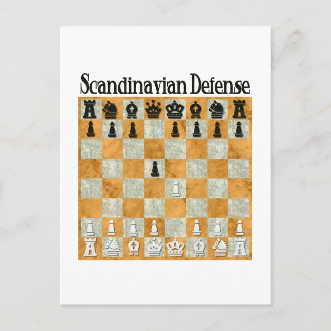 Scandinavian Defence Postcard (Front)