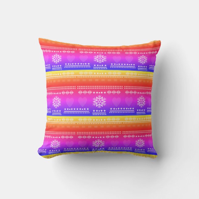 scandinavian design,country style throw pillow (Front)