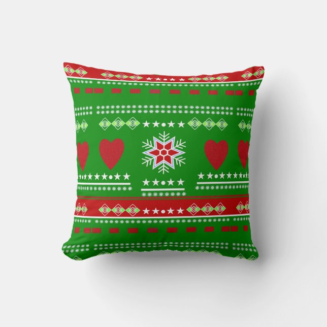 scandinavian design,country style throw pillow (Front)