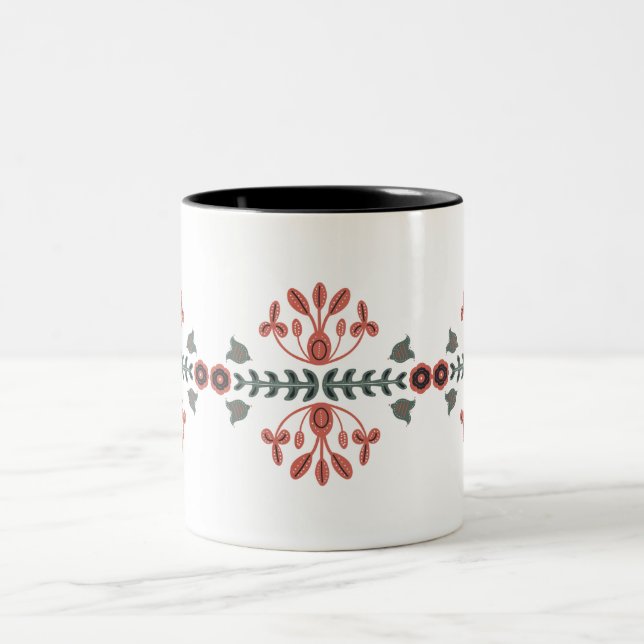 Scandinavian Design Two-Tone Coffee Mug (Center)