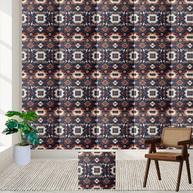 Scandinavian Ethnic Geometric Tile (Scandinavian Ethnic Geometric Tile)