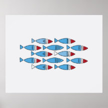 Scandinavian Fish - Wall Art Home Decor