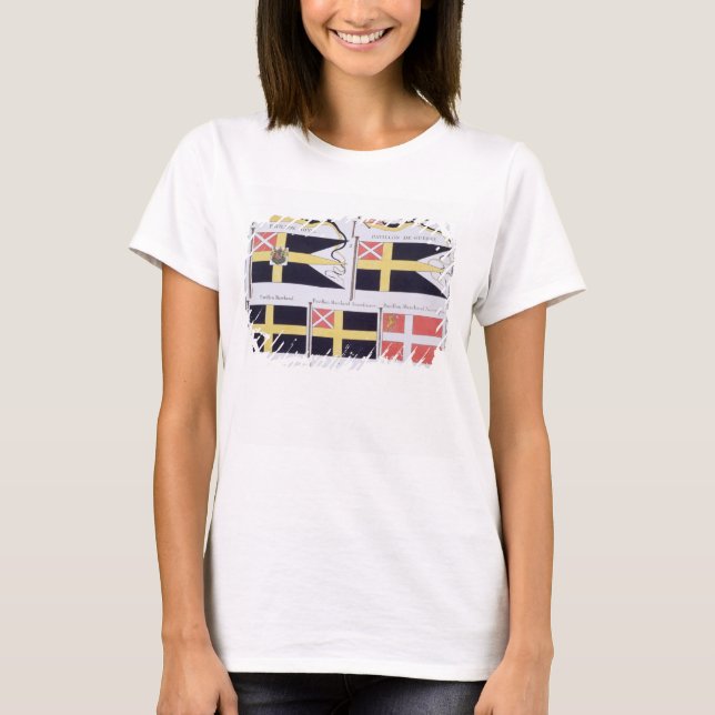Scandinavian Flags, from a French book of Flags, c T-Shirt (Front)
