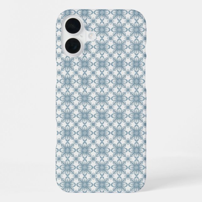 Scandinavian Floral Pattern iPhone Case (Back)