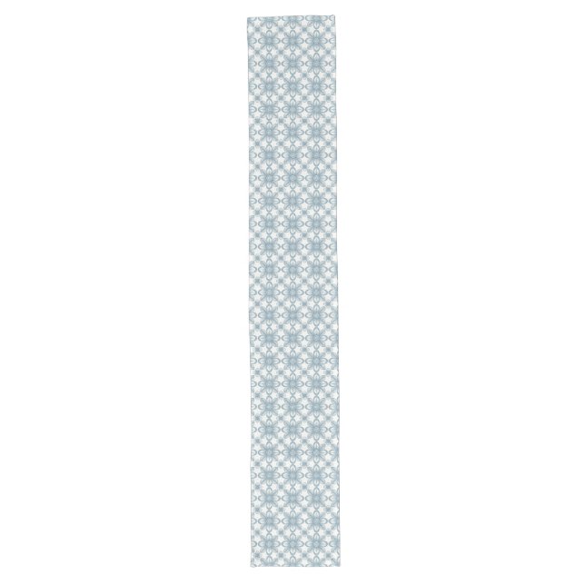 Scandinavian Floral Pattern Long Table Runner (Front)