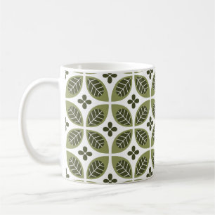 Scandinavian Floral: Seamless Vintage Design. Coffee Mug
