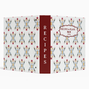 Scandinavian folk art Binder