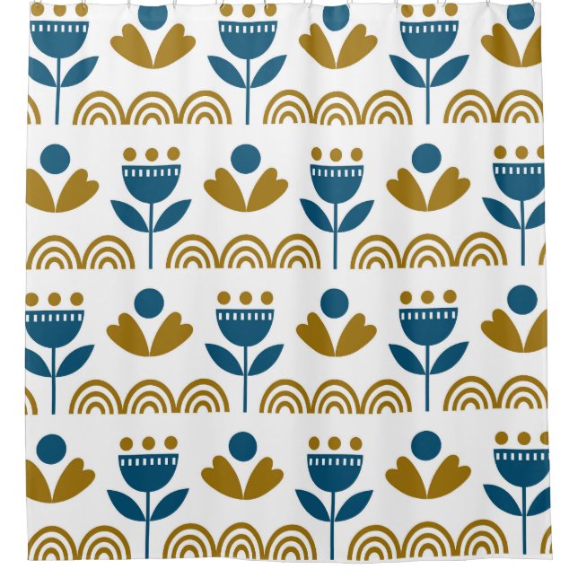 Scandinavian folk art, colourful pattern. (Front)