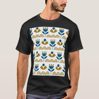 Scandinavian folk art, colourful pattern. T-Shirt