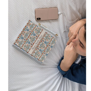 Scandinavian Folk Art flower design customizable Notebook