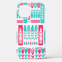 Scandinavian Folk Art: Vintage Seamless