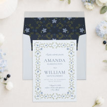 Scandinavian Folk Dusty Blue Wedding