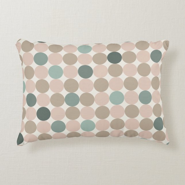 Scandinavian Geometric Accent Pillow Turquoise (Front)