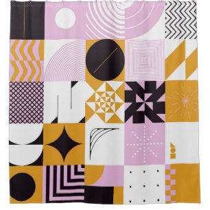 Scandinavian Geometric: Hand-Drawn Artwork.