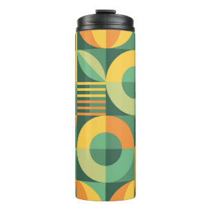 Scandinavian Geometric Vintage Agriculture Thermal Tumbler