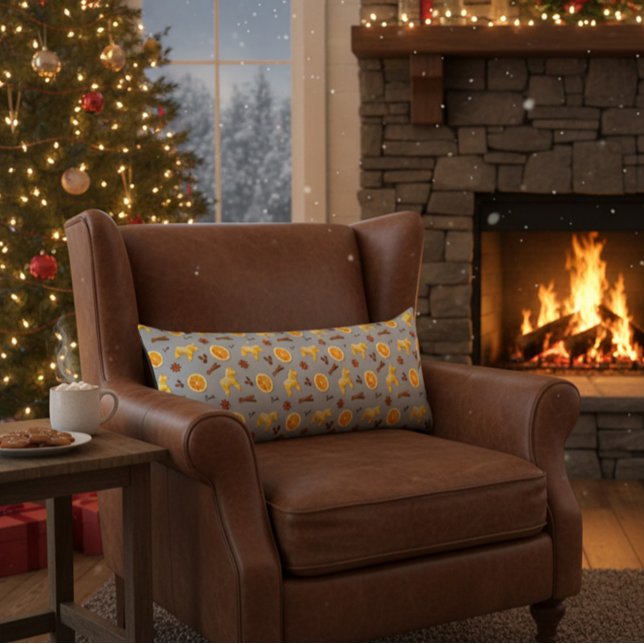 Scandinavian Gingerbread & Citrus Holiday  Body Pillow (Creator Uploaded)
