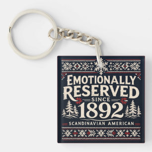 Scandinavian Humour - Emotionally Reserved Keychain