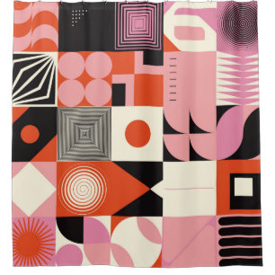 Scandinavian inspired artwork pattern made with si