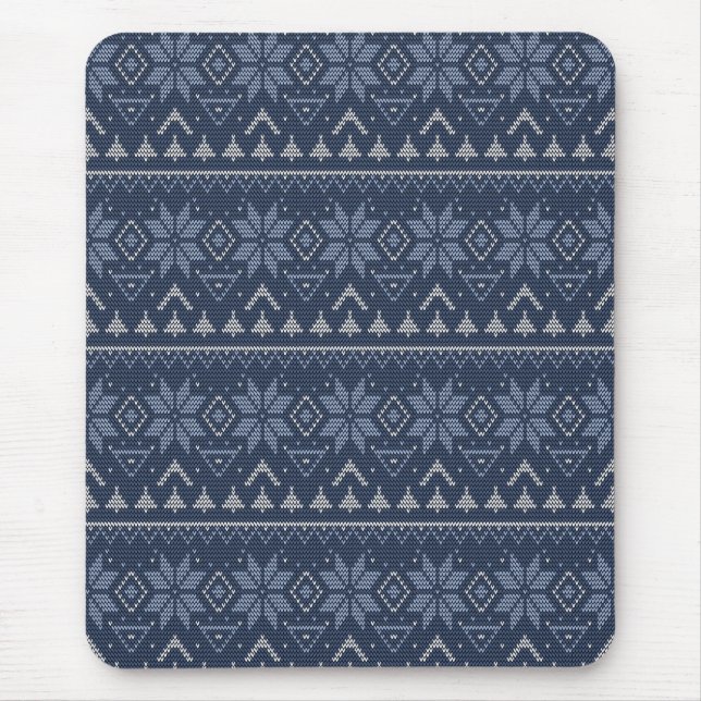 Scandinavian, knitting mouse pad (Front)