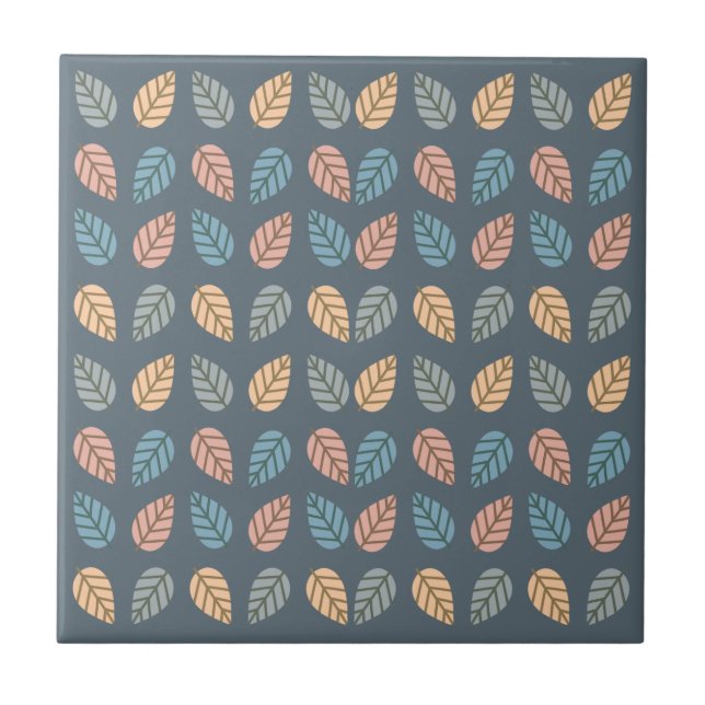Scandinavian Leaves Tile (Front)