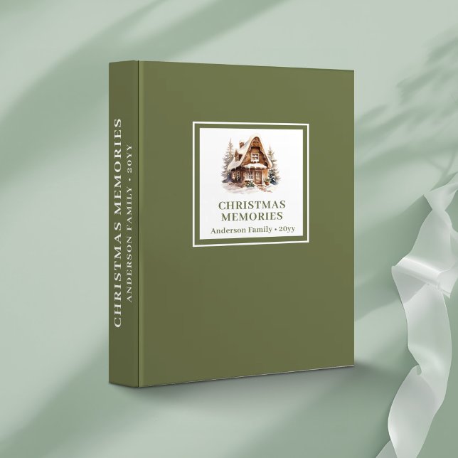 Scandinavian Minimal Christmas Memory Album Custom Binder (Scandinavian Minimal Christmas Memory Album Custom)