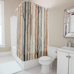 Scandinavian Nature Shower Curtain