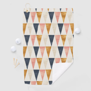 Scandinavian Navy Flag Pattern Golf Towel