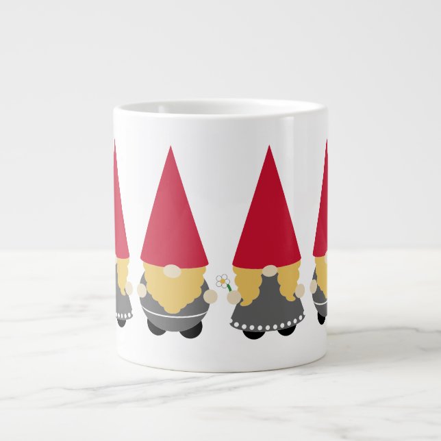 Scandinavian Nisse  Large Coffee Mug (Front)
