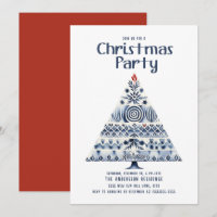 Scandinavian Nordic Christmas Tree Party