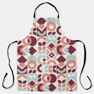 Scandinavian pattern design. Simple modern retro b Apron
